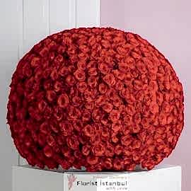 İstanbul Blumenbestellung 500-Rosen-Arrangement