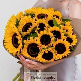  İstanbul Blumen 15 Sonnenblumenstrauß