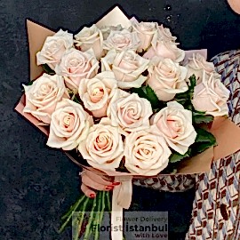  İstanbul Blumen Rosa Rosenstrauß 20 Stück